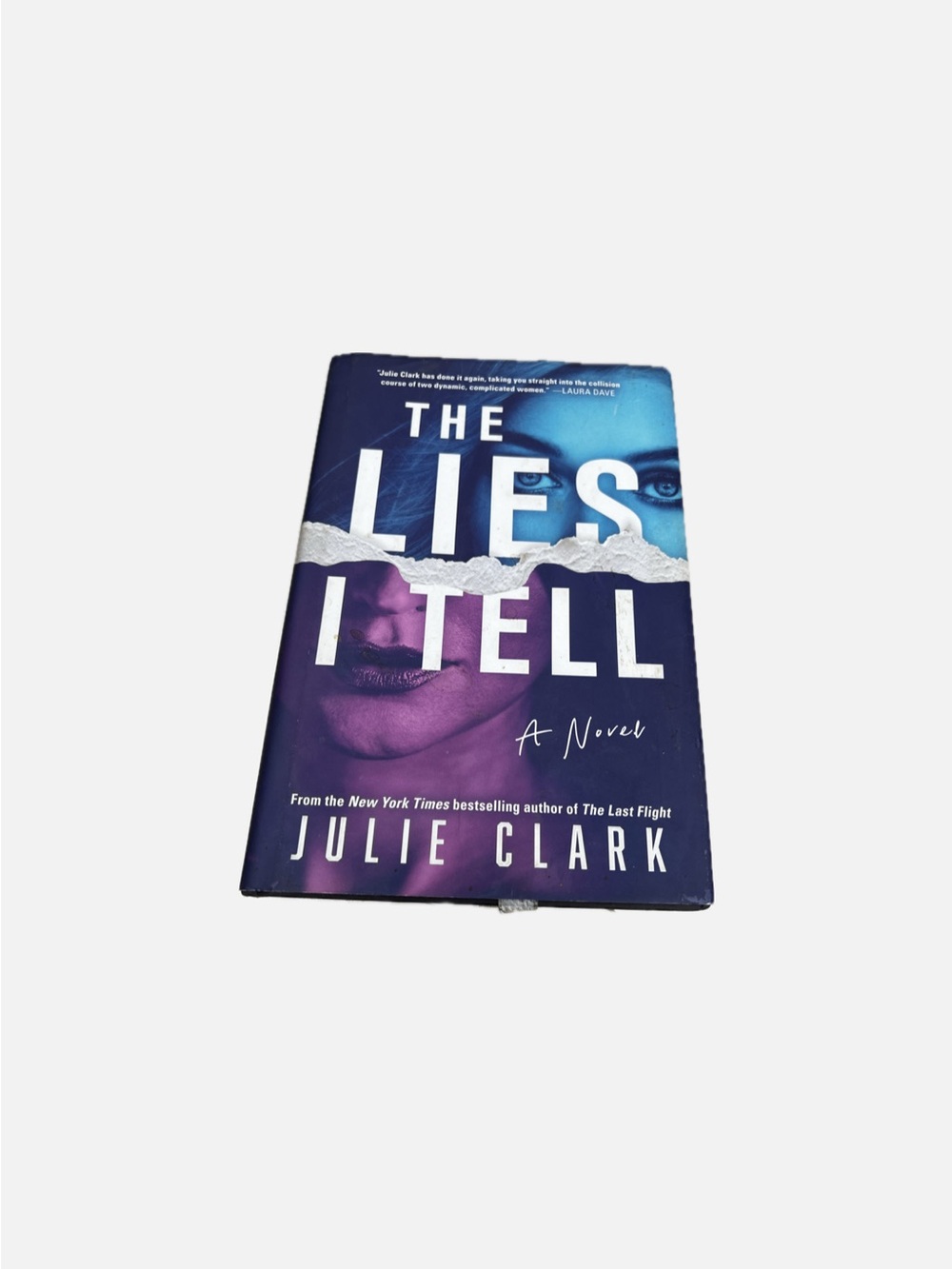 The Lies I Tell by Julie Clark - Blue & Purple Hardcover Novel